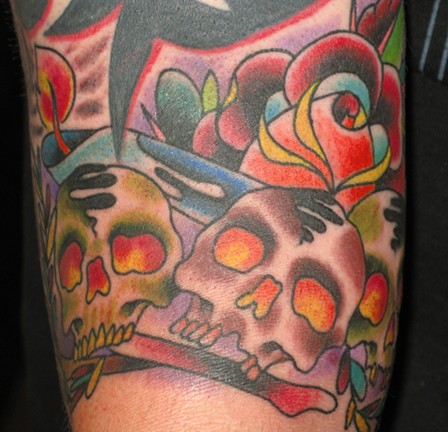 Tattoos - Traditional Old School tattoos - skulls